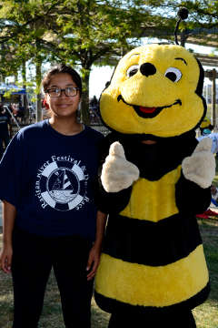 Buzz and a Volunteer